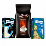 Кофе зерновой рис и манная крупа